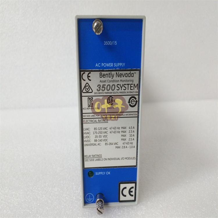 Bently 振动模块 3500/15 106M1079-01 前置器 库存有货